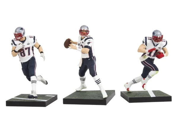 McFarlane Toys NFL New England Patriots Super Bowl XLIX 3-Figuren Pack 3