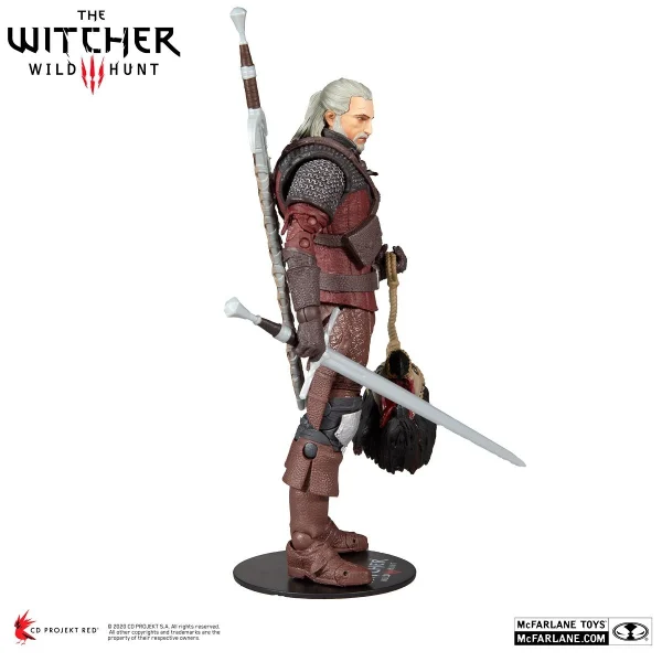 McFarlane Toys The Witcher 3 Wild Hunt – Geralt Von Riva (Wolf Armor) Figur 6