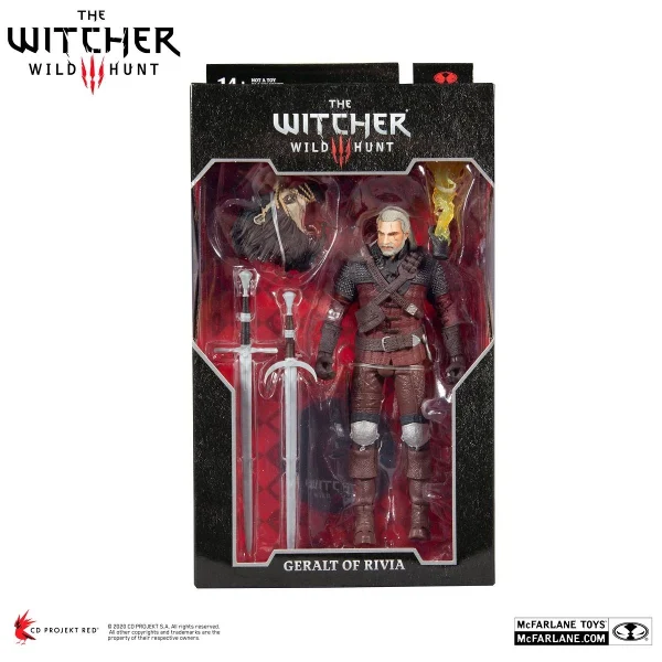 McFarlane Toys The Witcher 3 Wild Hunt – Geralt Von Riva (Wolf Armor) Figur 9
