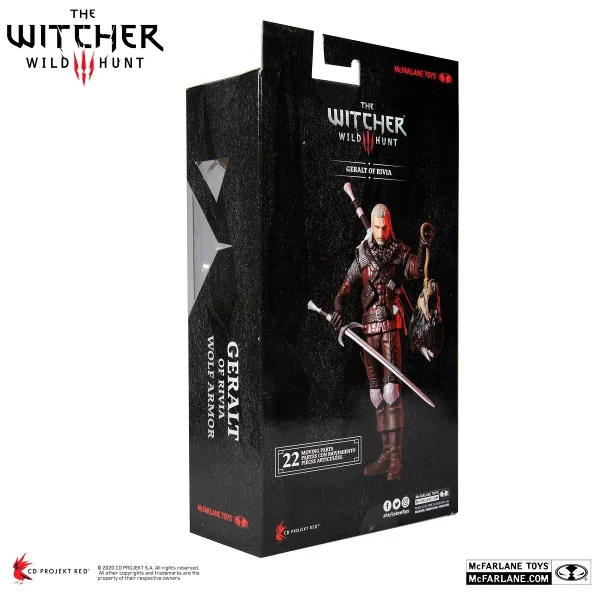 McFarlane Toys The Witcher 3 Wild Hunt – Geralt Von Riva (Wolf Armor) Figur 11