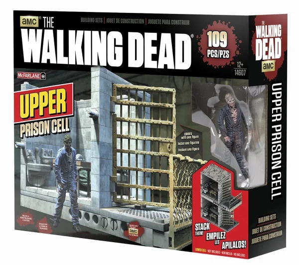 McFarlane Toys The Walking Dead Building Set – Upper Prison Cell 1