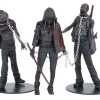 McFarlane Toys The Walking Dead Bloody 3-Pack Michonne & Pet Zombies Figuren 5