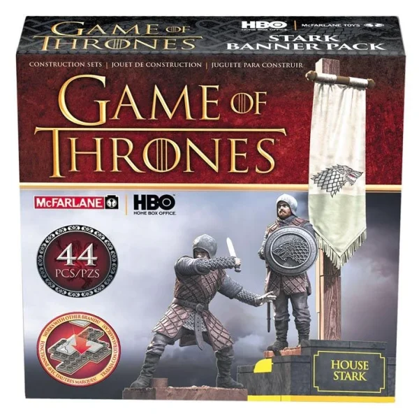 McFarlane Toys Game Of Thrones Building Set – Stark Banner Pack 1