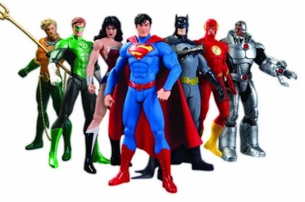 DC Direct Justice League The New 52 – 7-Figuren Pack Box Set 1