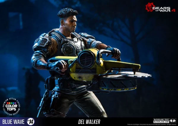 McFarlane Toys Gears Of War 4 – Del Walker 18cm Color Tops Figur 5