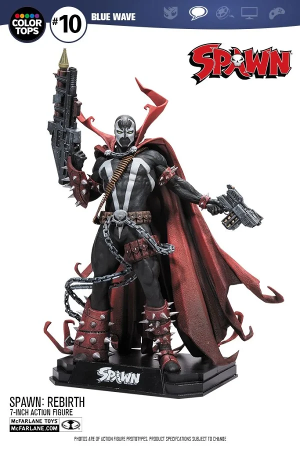McFarlane Toys Spawn: Rebirth Spawn 17cm Color Tops Figur 3