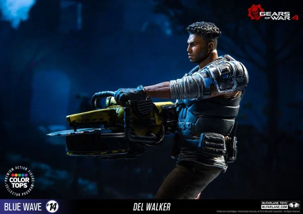 McFarlane Toys Gears Of War 4 – Del Walker 18cm Color Tops Figur 7