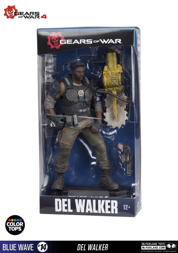McFarlane Toys Gears Of War 4 – Del Walker 18cm Color Tops Figur 1