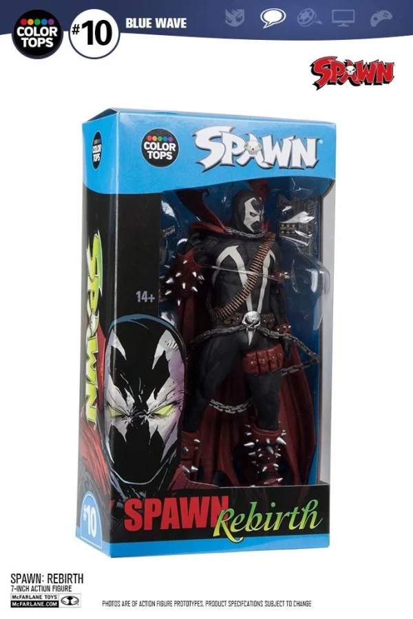 McFarlane Toys Spawn: Rebirth Spawn 17cm Color Tops Figur 1