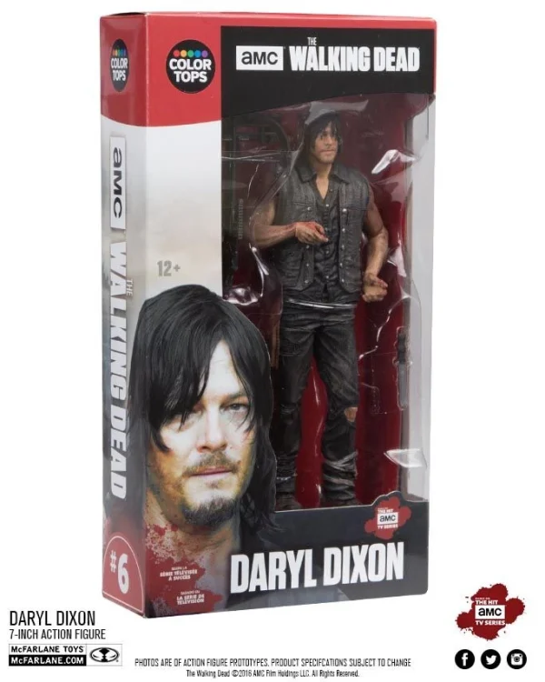 McFarlane Toys The Walking Dead – Daryl Dixon 17cm Color Tops Figur 1