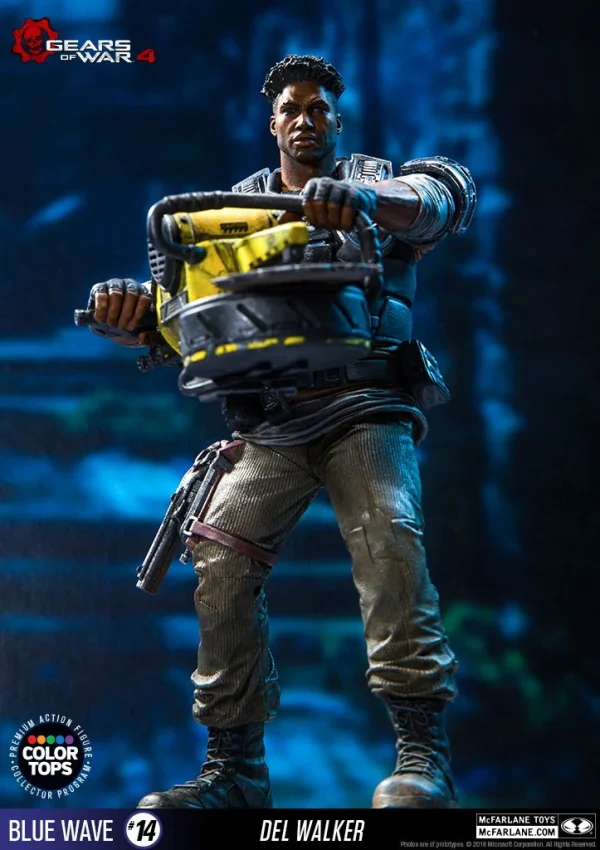 McFarlane Toys Gears Of War 4 – Del Walker 18cm Color Tops Figur 8
