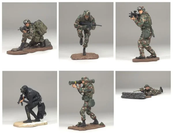 McFarlane Toys MILITARY 3″ Fig. Series I (18 Figuren) 1
