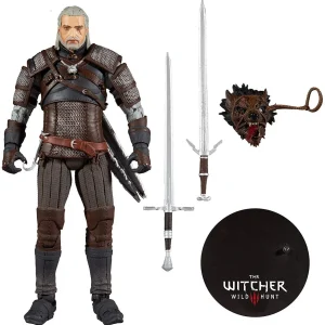 McFarlane Toys The Witcher 3 Wild Hunt – Geralt Von Riva Figur Mit Schädel 21