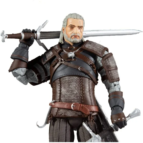 McFarlane Toys The Witcher 3 Wild Hunt – Geralt Von Riva Figur Mit Schädel 5