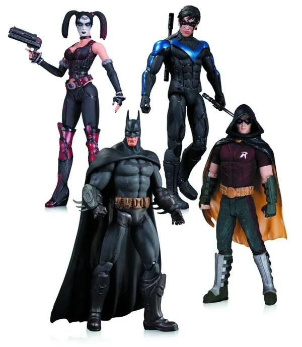 DC Direct Batman Arkham City 4-Figuren Pack 1