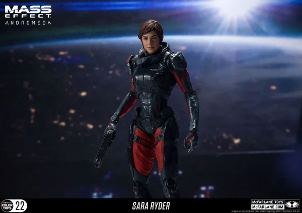 McFarlane Toys Mass Effect: Andromeda – Sara Ryder Color Tops Figur 6