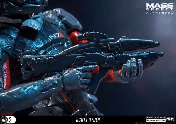 McFarlane Toys Mass Effect – Scott Ryder 17cm Color Tops Figur 7