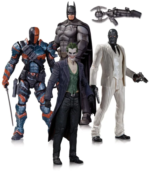 DC Direct Batman Arkham Origins 4-Figuren Pack 1