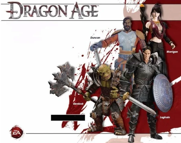 DC Direct Dragon Age Origins Series 1 Figuren 4er Set 1