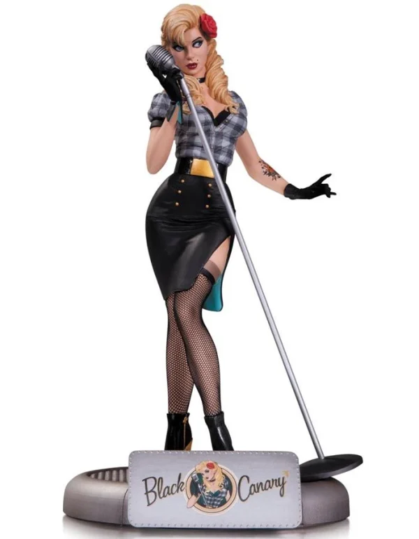 DC Direct DC Comics Bombshells – Black Canary Statue 1