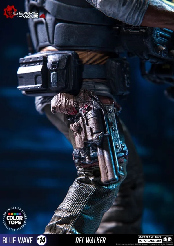 McFarlane Toys Gears Of War 4 – Del Walker 18cm Color Tops Figur 6