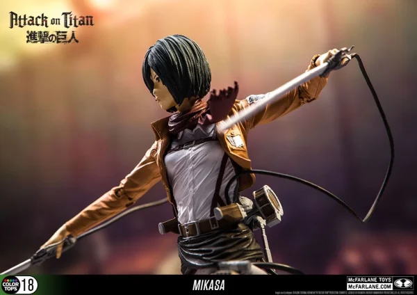 McFarlane Toys Attack On Titan – Mikasa Ackerman 17cm Color Tops Figur 8