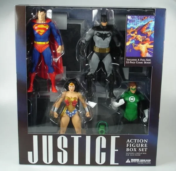 DC Direct JUSTICE Actionfiguren Box Set 1