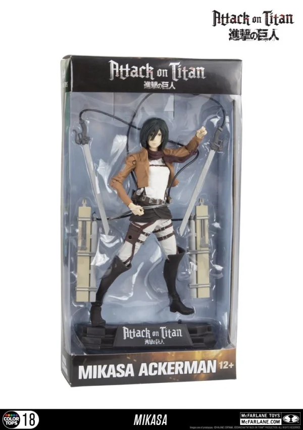 McFarlane Toys Attack On Titan – Mikasa Ackerman 17cm Color Tops Figur 1
