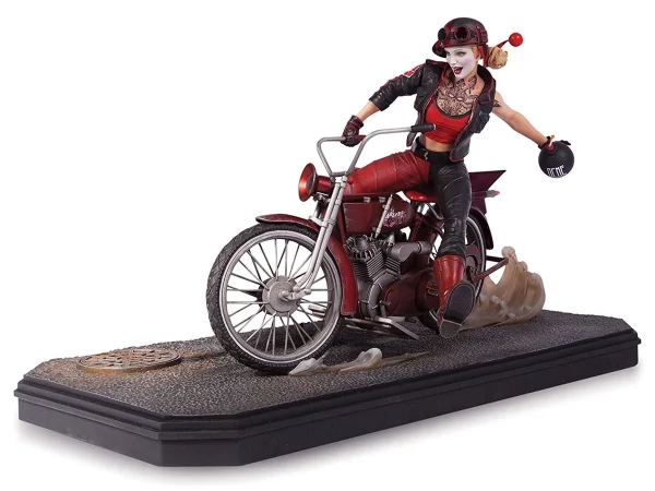 DC Direct DC Comics – Gotham City Garage – Harley Quinn Statue 1