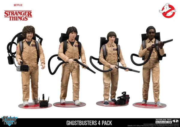McFarlane Toys Stranger Things – Ghostbusters 4-Figuren Pack 1