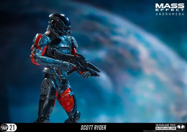 McFarlane Toys Mass Effect – Scott Ryder 17cm Color Tops Figur 4