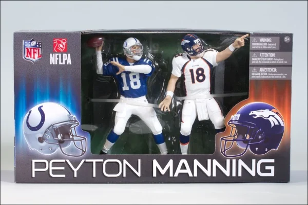 McFarlane Toys NFL 2-Pack Peyton Manning (Colts & Broncos) 1