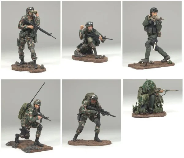 McFarlane Toys MILITARY 3″ Fig. Series II (18 Figuren) 1