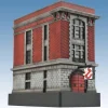 Diamond Select Ghostbusters Light-Up Firehouse Resin Statue 5