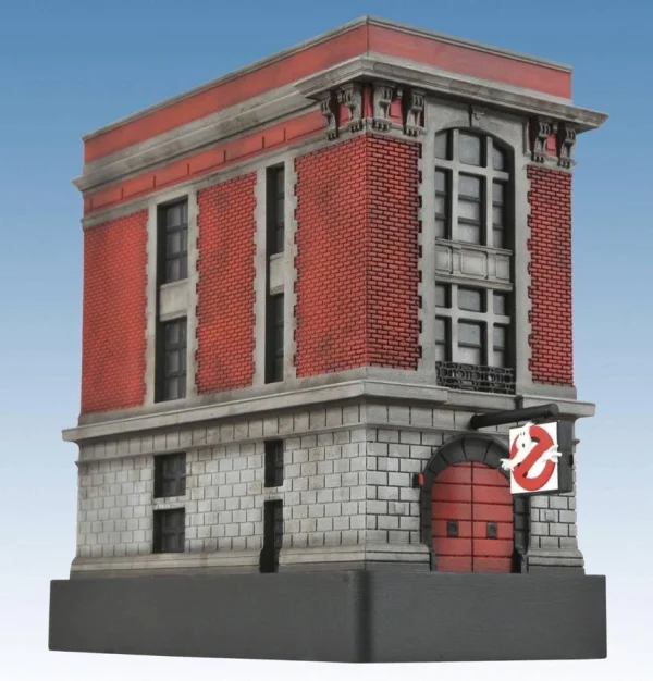 Diamond Select Ghostbusters Light-Up Firehouse Resin Statue 1