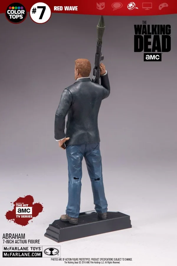 McFarlane Toys The Walking Dead – Abraham Ford 17cm Color Tops Figur 5