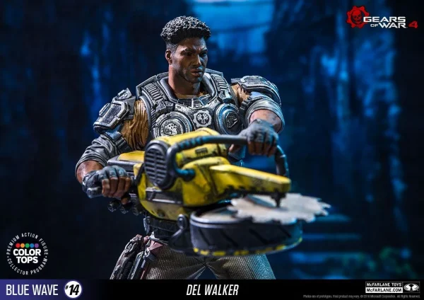 McFarlane Toys Gears Of War 4 – Del Walker 18cm Color Tops Figur 4