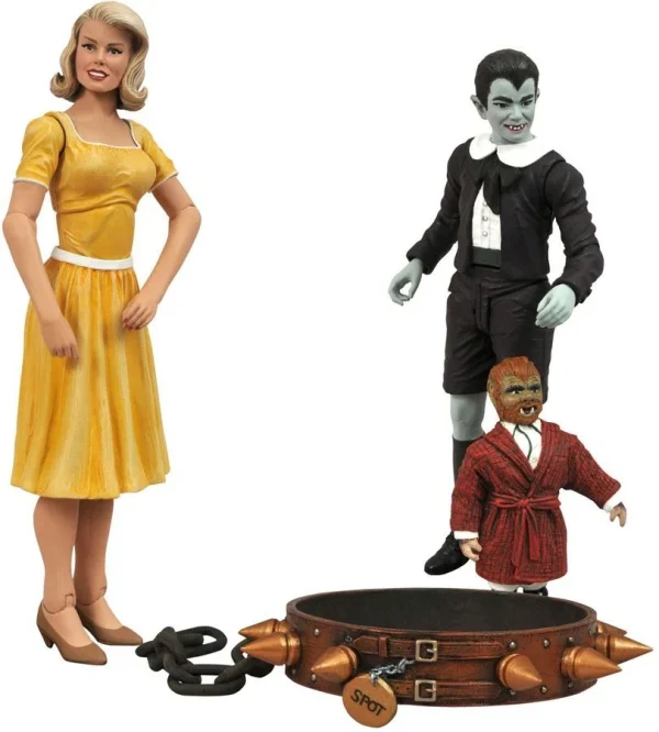 Diamond Select The Munsters: Marilyn & Eddie 2-Pack Action Figuren 1