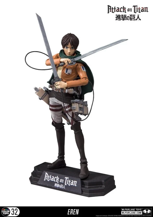 McFarlane Toys Attack On Titan – Eren Jaeger 17cm Color Tops Figur 3