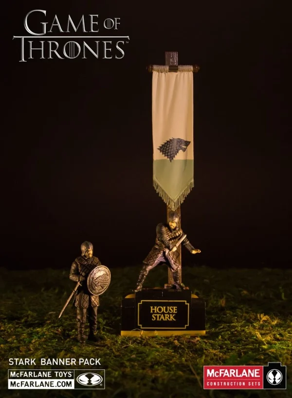 McFarlane Toys Game Of Thrones Building Set – Stark Banner Pack 8