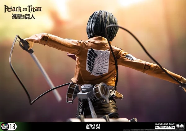 McFarlane Toys Attack On Titan – Mikasa Ackerman 17cm Color Tops Figur 6